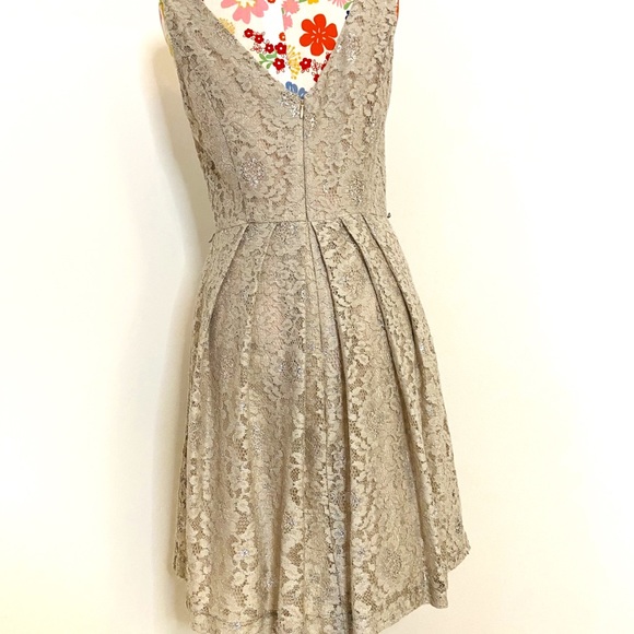 Donna Morgan Lace Overlay Dress - Picture 3 of 10